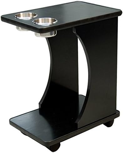Classic Poker Table Drink Carts with Casters Poker Side Tables Drink Food and Snack Carts
