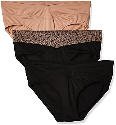 Warner's womens Blissful Benefits No Muffin Top 3 Pack Hipster Panties