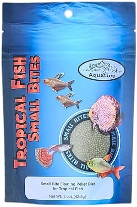 Tropical Fish Small Bites - Floating Pellet Food for Aquarium Fish (1.5 oz (42.5g))