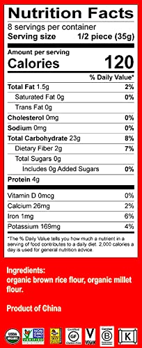 Lotus Foods Organic Millet and Brown Rice Ramen - 10 Oz Bag (Pack of 1) | Noodles, Gluten Free Instant Ramen Noodles, Vegan, Low Sodium, Made with Brown Rice Flour and Millet Flour