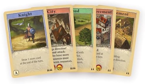 Struggle for CATAN Card Game - Fast-Paced Kingdom Building! Strategy Game, Family Game for Kids & Adults, Ages 8+, 2-4 Players, 30-60 Minute Playtime