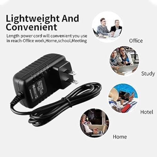 GizMac 12V 2A Adapter Compatible with Pioneer TSP-16 Toraiz SP-16 Professional Studio Grade Sampler Power Supply Cord Cable Charger Mains PSU