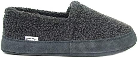 Men Perfect Mocs Fleece House Slippers Moccasin-Style Suede Sole