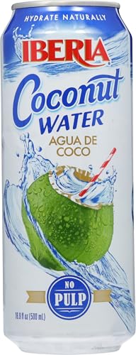 Iberia Coconut Water with Pulp 16.9 fl oz (Pack of 24)