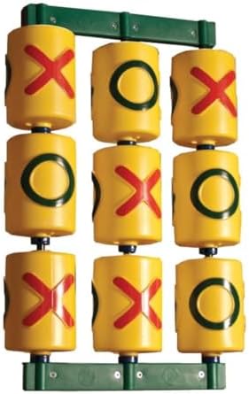 Gorilla Playsets 07-0010 Tic Tac Toe Spinner Activity Panel for Swing Sets, Yellow