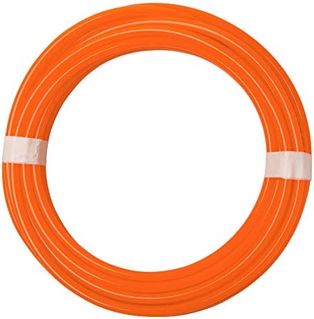 Quickun Pneumatic Tubing 3/8" Tube OD PU Polyurethane Tube Air Hose Line for Air Compressor Fitting or Fluid Transfer (Black 32.8ft)