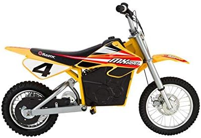 Razor MX650 Dirt Rocket Off-Road Motocross Bike – 36V Electric Ride-On, Up to 17 mph, Dual Suspension, Hand-Operated Dual Brakes