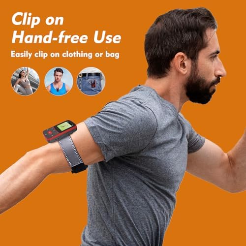 RUIZU 64GB Clip MP3 Player with Bluetooth 5.3, Lightweight 1 oz | Portable Music Player for Sports Running, Physical Buttons, FM Radio, Voice Recorder, Sleep Timer, Up to 128GB microSD Card