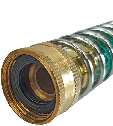 Hourleey Garden Hose Protector, Hose Extension Adapter with Coil Spring, 2 Pack