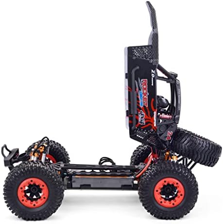 1/10 Scale 4WD RC Cars for Adults Brushless+Wheel，Max 43 MPH Off-Road Fast RC Cars (red)