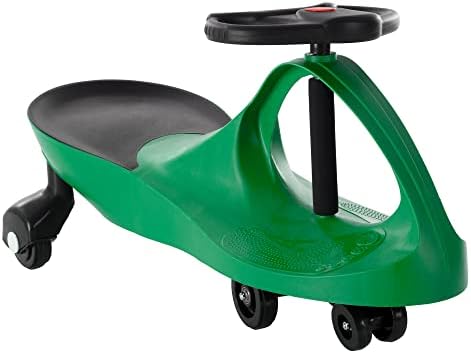 Wiggle Car Ride On Toy - No Batteries, Gears or Pedals - Twist, Swivel, Go - Outdoor Ride Ons for Kids 3 Years and Up by Lil' Rider (Hot Pink)