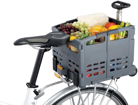 Topeak TrolleyTote MTX-Compatible Collapsible Basket | automotive-cargo-baskets