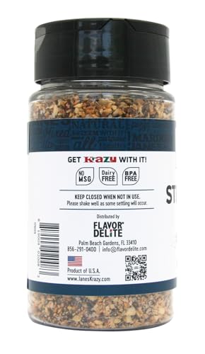 Jane's Krazy Seasonings Mixed-Up Steakhouse Seasoning, 4 Ounce
