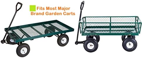 10" Air Tires for Garden Including Cart- Industrial Grade - 600 LB Capacity- 4 Pack