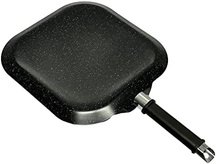Heavy Gauge Aluminum Nonstick Square Griddle Pan, 11'' x 11'' Frying Pan Cook