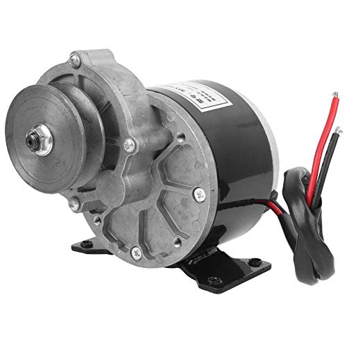12V Geared Motor,250W high Torque Efficiency,DC Motor,Belt Pulley System for DIY Projects Industrial Machinery and Automotive Repairs