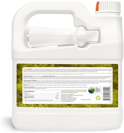Bed Bug Killer 16 oz EcoVenger by EcoRaider, 100% Kill Efficacy, Bedbugs & Mites, Kills Eggs & The Resistant, Lasting Protection, USDA BIO-Certified, Plant Extract Based & Non-Toxic, Child & Pet Safe