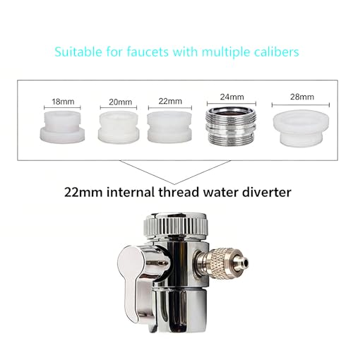 Water Flosser for Family Use 3 Jet Tips & 3 Toothbrush for Faucet & Shower, Oral Irrigator Non-Electric Safety , Dental Oral Care Tooth Cleaning