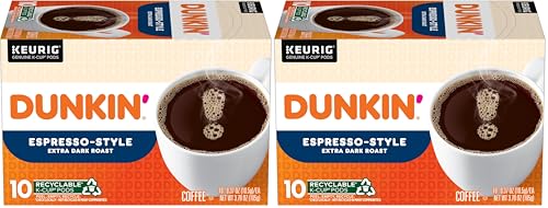 Dunkin’ Original Blend Medium Roast Coffee, Keurig K-Cup Pods, 60 Count | 6 boxes of 10 single serve coffee pods each, Rich & smooth flavor, Made with arabica coffee, Shelf stable, SNAP EBT eligible