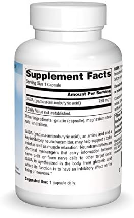 Source Naturals Serene Science GABA, for a Calm Mind, 750mg - 45 Capsules