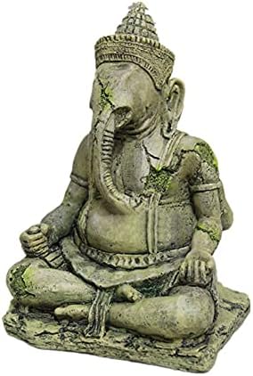 OMEM Ganesh Buddha Statue Fish Tank Decorations Aquarium Ornaments