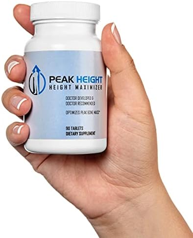 Growth Supplement - Once Daily Height Growth Support for Kids, Teens, Women and Men - US Doctor Developed Height Growth Pills - Year Supply (12 Pack)