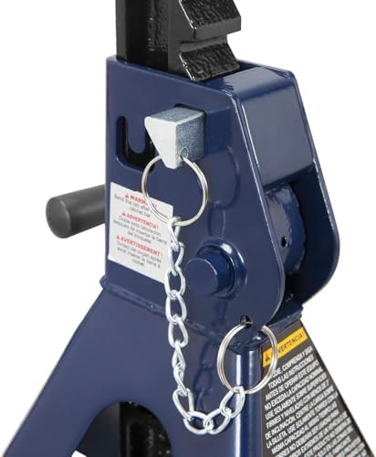 TCE TCE40753 Torin Steel Under Hoist Jack Stand: 3/4 Ton (1,500 lb) Capacity, Blue