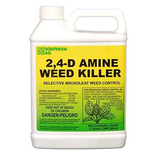 2;4-D Amine 4 - Herbicide - Active Dimethylamine Salt of 2,4-D 46.5% - 1 Quart by Growers Solution