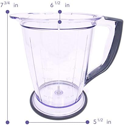 Enbizio Blender Replacement Parts for Ninja Master Prep Qb900B (48 oz Pitcher bowl)