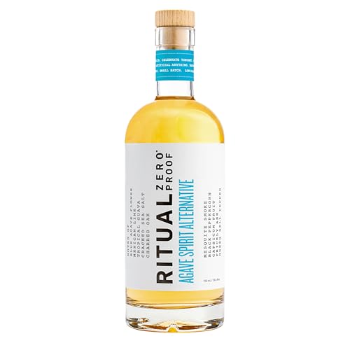 RITUAL ZERO PROOF Agave Spirit Alternative | Award-Winning Non-Alcoholic Spirit | 25.4 Fl Oz (750ml) | Zero Calories | Sustainably Made in USA