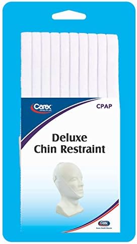 Carex CPAP Chin Strap - Stop Snoring - Anti Snore, White, 1 Count