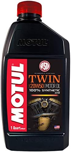 Motul Twin 4T 20W-50 100% Synthetic, 1-Quart