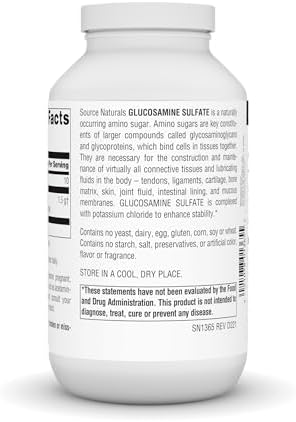 Source Naturals Glucosamine Sulfate, 8 oz Powder | Sodium-Free Powder For Joint Support*
