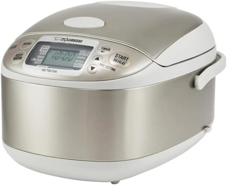 Zojirushi Ns TSC10 5.5 Cup Micom Rice Cooker and Warmer, 1.0l | LCD controls, delay timer