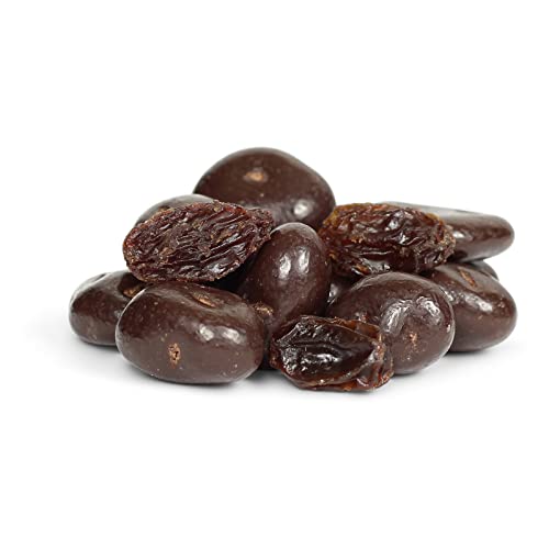 Gourmet Milk Chocolate Covered Raisins by It's Delish, 2 Lbs Bulk | Milk Chocolate Raisins Candy Snack for Parties or Holiday Events and Healthy Snacking | USA Made, Kosher Dairy