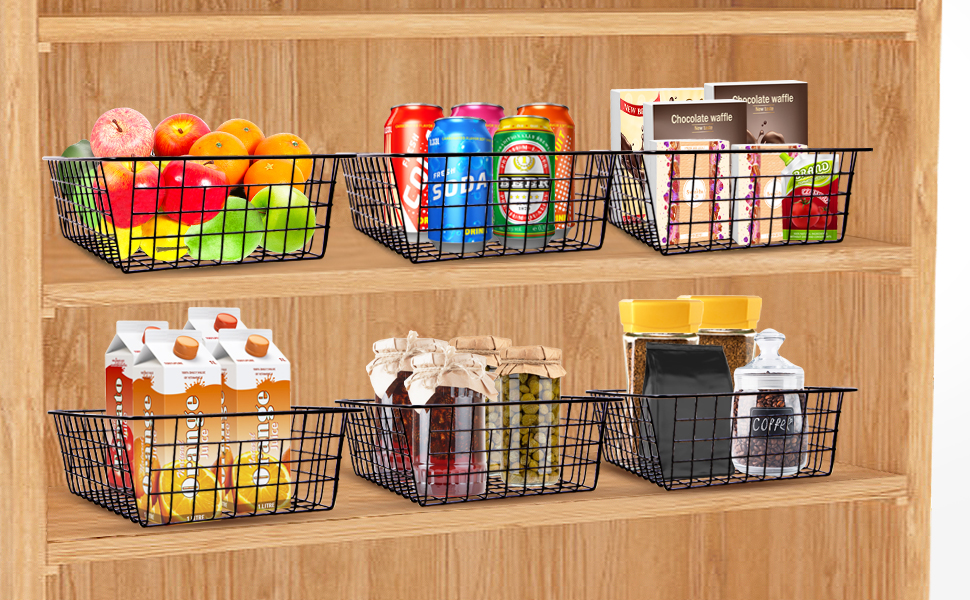 Wire Baskets for Organizing
