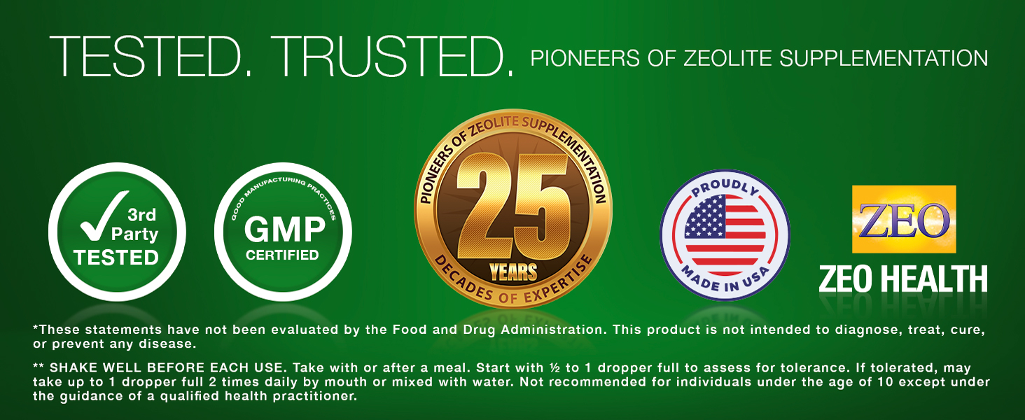Zeo Health zeolite detox 3rd party U.S.A.
