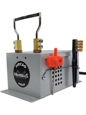 bench mount hot knife electric rope cutter nylon polyester ribbon rope webbing hercules sheffield