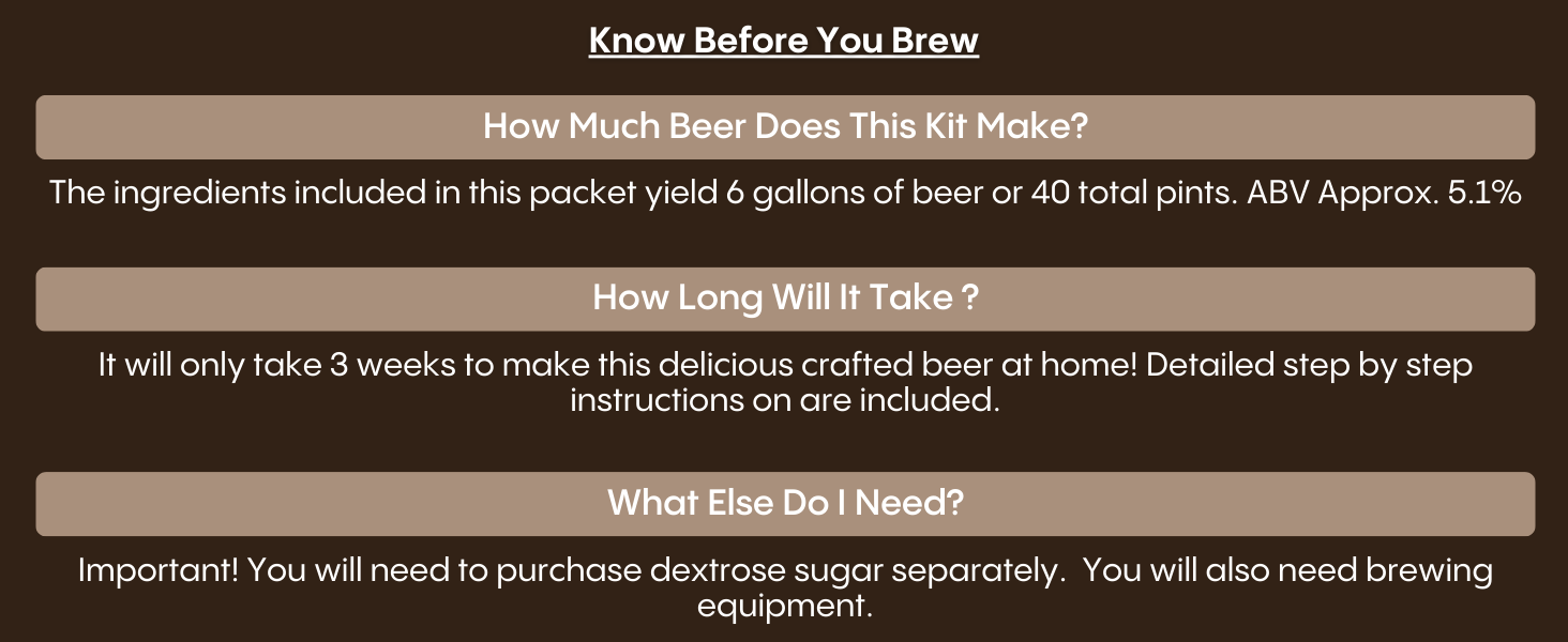 6 Gallon Beer Kit