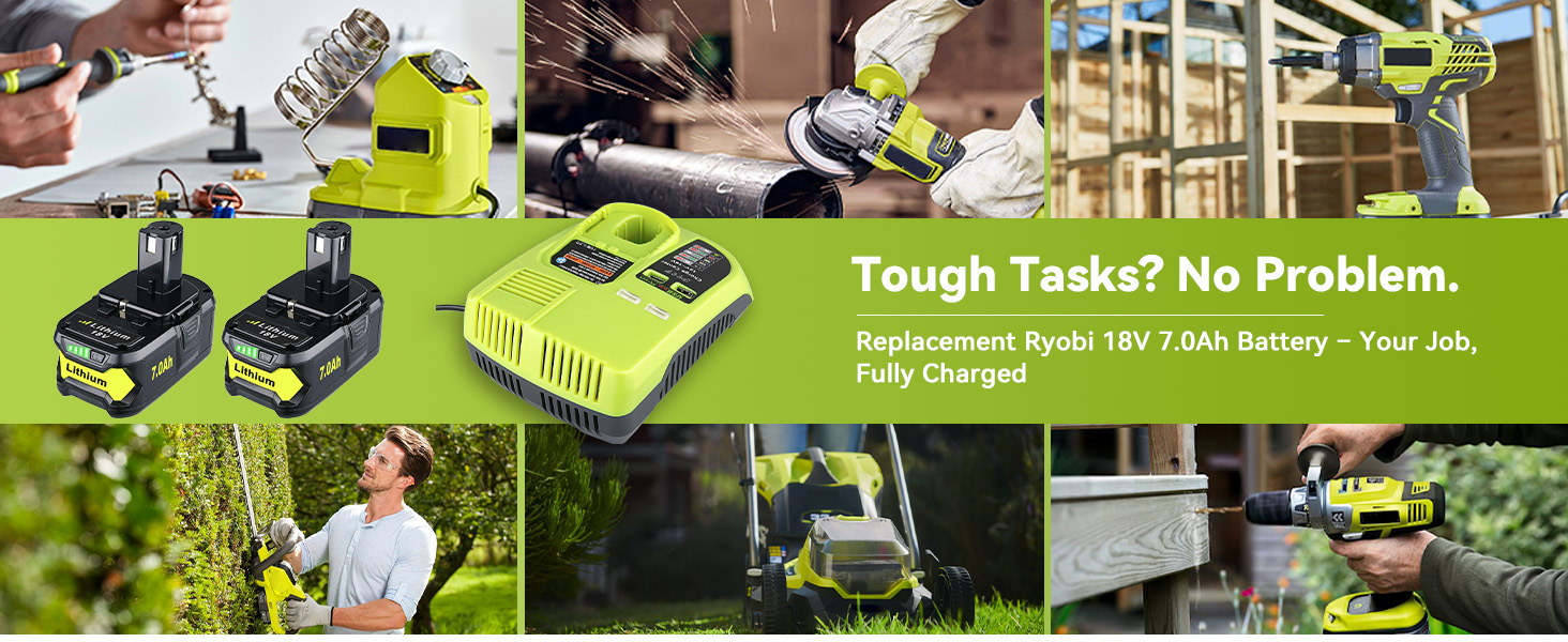 Compatible with Ryobi Battery