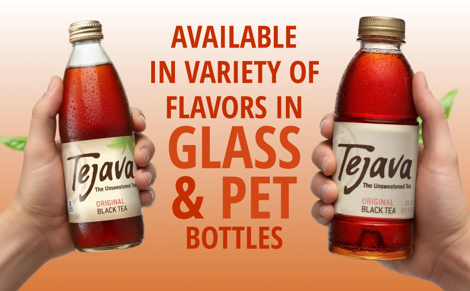 PET and glass
