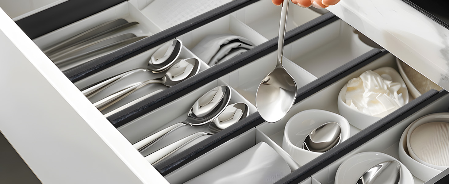 black drawer divider