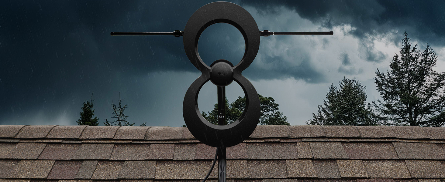 Our TV antennas are tested and made to last using lightweight, premium, weather-resistant materials