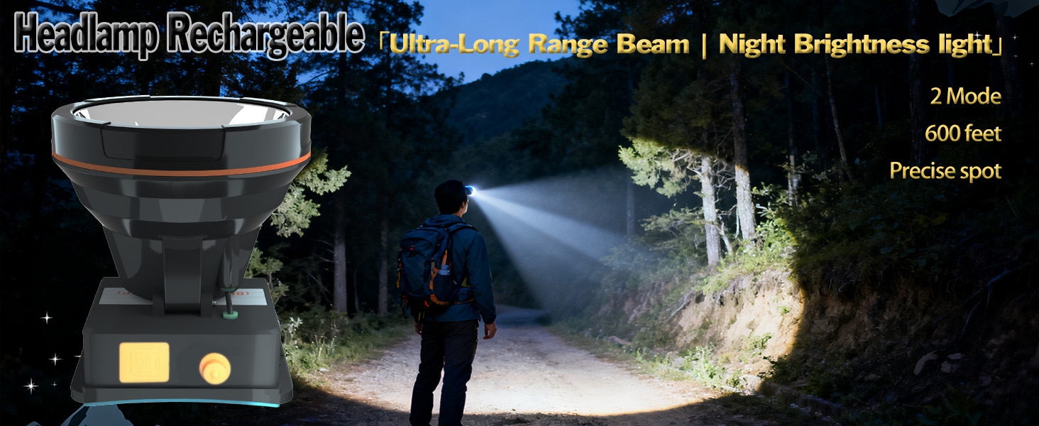 Rechargeable LED Head Lamp Ultra Bright head light