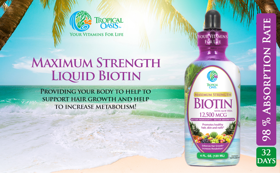 Liquid Biotin Maximum Strength