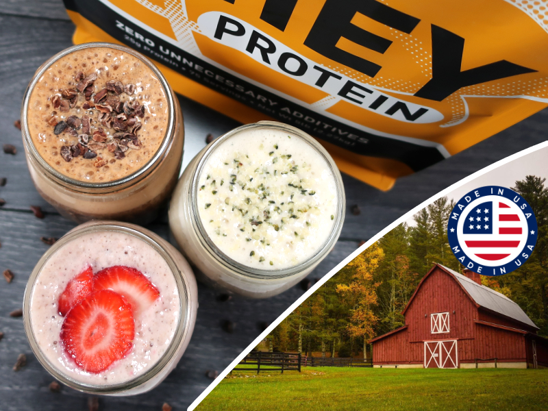 natural ingredient whey protein concentrate undenatured non gmo rbgh hormone free