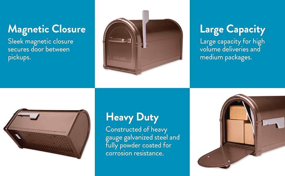 magnetic closure, heavy duty, large capacity