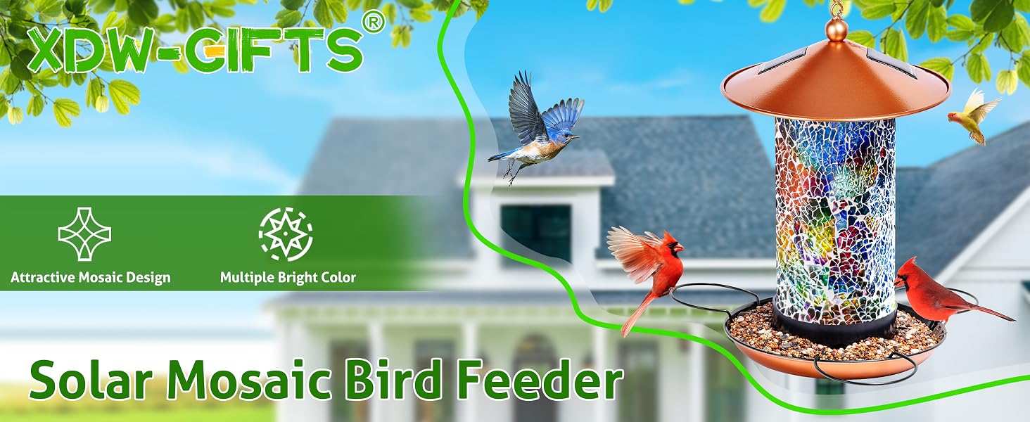 solar bird feeder