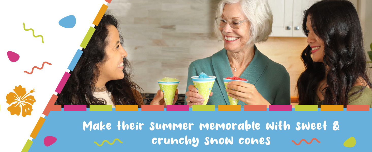 make their summer memorable with sweet &amp;amp; crunchy snow cones