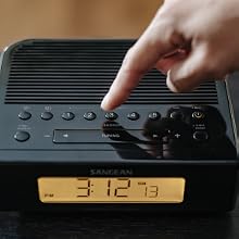 am clock radio best reception, radio digital tuning, sangean alarm clock, RCR-5, clock radios am fm